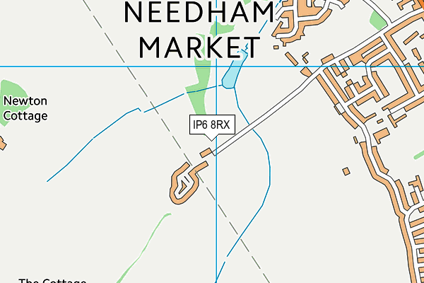 IP6 8RX map - OS VectorMap District (Ordnance Survey) IP6 8RX map - OS VectorMap District (Ordnance Survey)