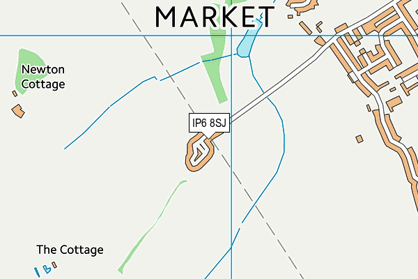 IP6 8SJ map - OS VectorMap District (Ordnance Survey) IP6 8SJ map - OS VectorMap District (Ordnance Survey)