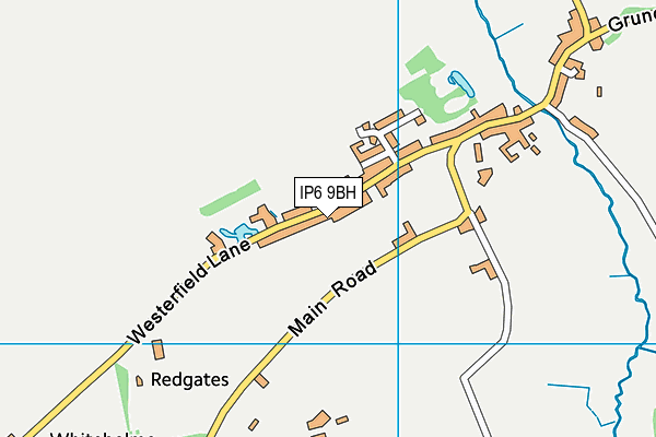 IP6 9BH map - OS VectorMap District (Ordnance Survey) IP6 9BH map - OS VectorMap District (Ordnance Survey)