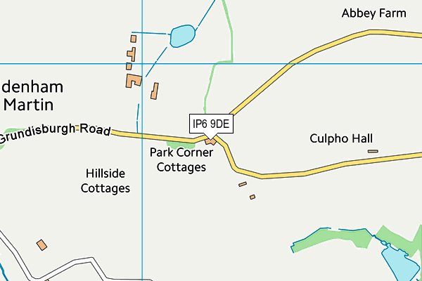 IP6 9DE map - OS VectorMap District (Ordnance Survey) IP6 9DE map - OS VectorMap District (Ordnance Survey)