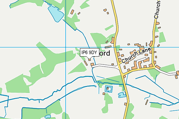 IP6 9DY map - OS VectorMap District (Ordnance Survey) IP6 9DY map - OS VectorMap District (Ordnance Survey)