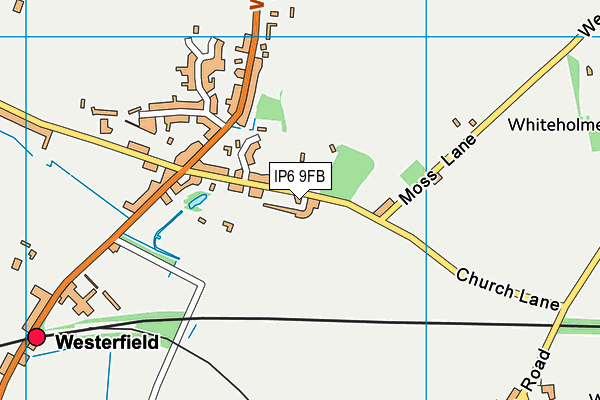 IP6 9FB map - OS VectorMap District (Ordnance Survey) IP6 9FB map - OS VectorMap District (Ordnance Survey)