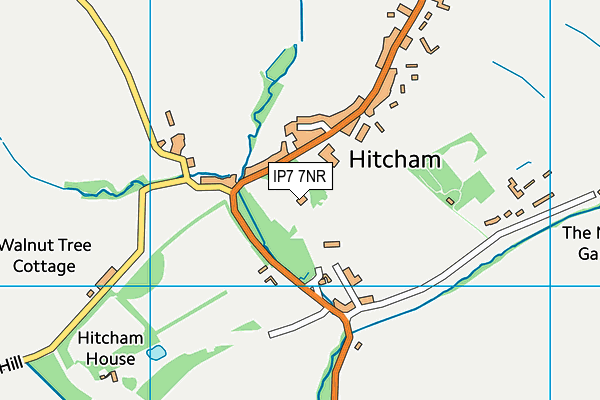 IP7 7NR map - OS VectorMap District (Ordnance Survey) IP7 7NR map - OS VectorMap District (Ordnance Survey)