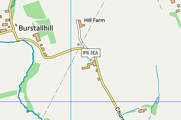 IP8 3EA map - OS VectorMap District (Ordnance Survey) IP8 3EA map - OS VectorMap District (Ordnance Survey)