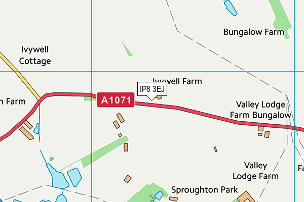 IP8 3EJ map - OS VectorMap District (Ordnance Survey) IP8 3EJ map - OS VectorMap District (Ordnance Survey)