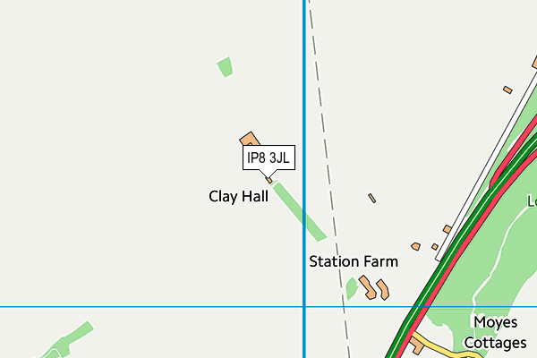 IP8 3JL map - OS VectorMap District (Ordnance Survey) IP8 3JL map - OS VectorMap District (Ordnance Survey)