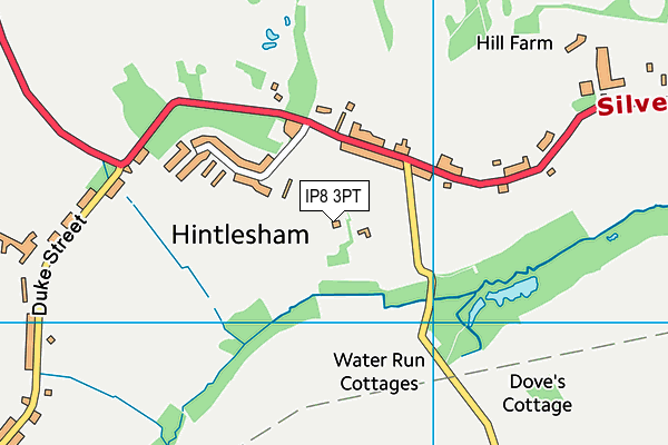 IP8 3PT map - OS VectorMap District (Ordnance Survey) IP8 3PT map - OS VectorMap District (Ordnance Survey)
