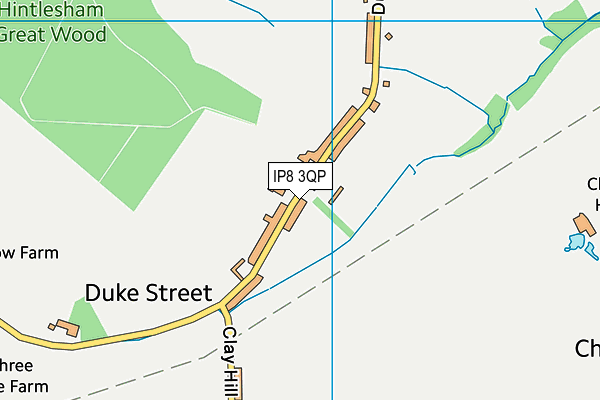 IP8 3QP map - OS VectorMap District (Ordnance Survey) IP8 3QP map - OS VectorMap District (Ordnance Survey)