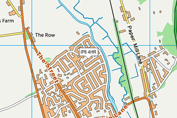 IP8 4HR map - OS VectorMap District (Ordnance Survey) IP8 4HR map - OS VectorMap District (Ordnance Survey)