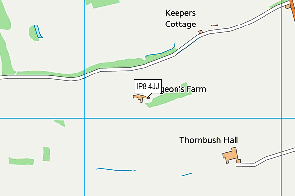 IP8 4JJ map - OS VectorMap District (Ordnance Survey) IP8 4JJ map - OS VectorMap District (Ordnance Survey)
