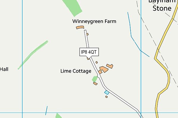 IP8 4QT map - OS VectorMap District (Ordnance Survey) IP8 4QT map - OS VectorMap District (Ordnance Survey)