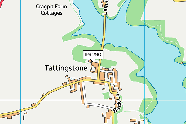 IP9 2NQ map - OS VectorMap District (Ordnance Survey)