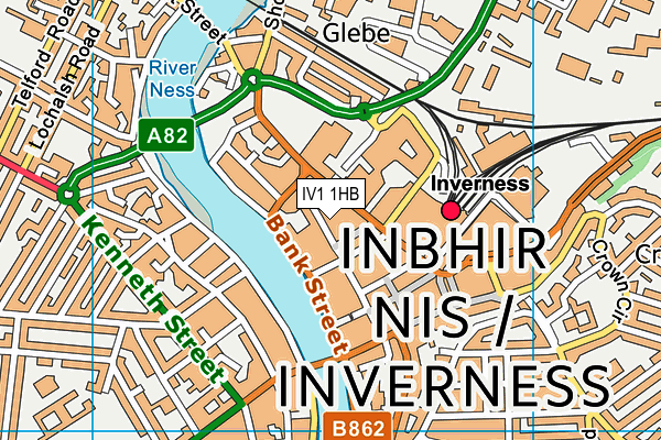 IV1 1HB map - OS VectorMap District (Ordnance Survey) IV1 1HB map - OS VectorMap District (Ordnance Survey)