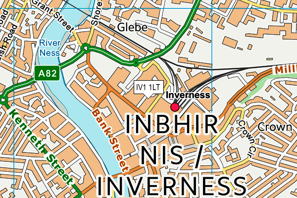 IV1 1LT map - OS VectorMap District (Ordnance Survey) IV1 1LT map - OS VectorMap District (Ordnance Survey)