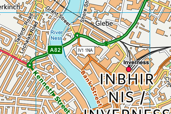 IV1 1NA map - OS VectorMap District (Ordnance Survey) IV1 1NA map - OS VectorMap District (Ordnance Survey)
