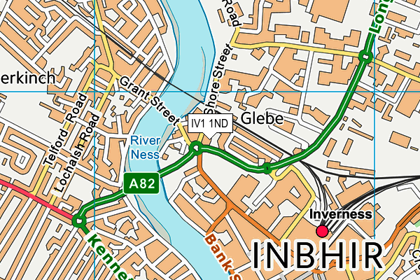 IV1 1ND map - OS VectorMap District (Ordnance Survey) IV1 1ND map - OS VectorMap District (Ordnance Survey)