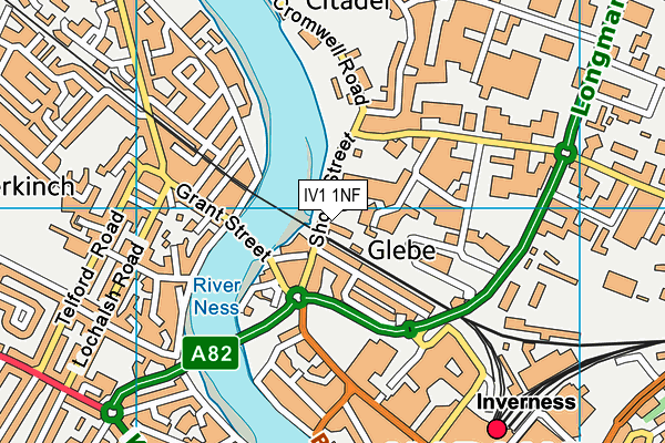 IV1 1NF map - OS VectorMap District (Ordnance Survey) IV1 1NF map - OS VectorMap District (Ordnance Survey)