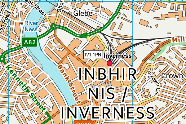 IV1 1PN map - OS VectorMap District (Ordnance Survey) IV1 1PN map - OS VectorMap District (Ordnance Survey)