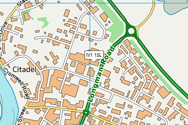 IV1 1SL map - OS VectorMap District (Ordnance Survey) IV1 1SL map - OS VectorMap District (Ordnance Survey)