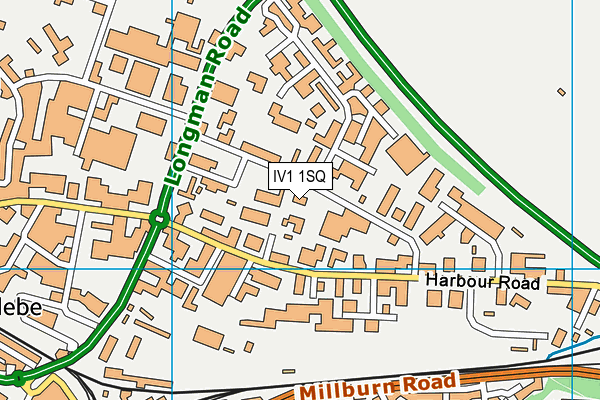 IV1 1SQ map - OS VectorMap District (Ordnance Survey) IV1 1SQ map - OS VectorMap District (Ordnance Survey)