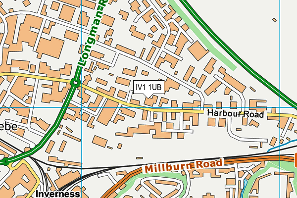 IV1 1UB map - OS VectorMap District (Ordnance Survey) IV1 1UB map - OS VectorMap District (Ordnance Survey)