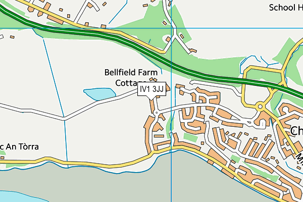 IV1 3JJ map - OS VectorMap District (Ordnance Survey) IV1 3JJ map - OS VectorMap District (Ordnance Survey)