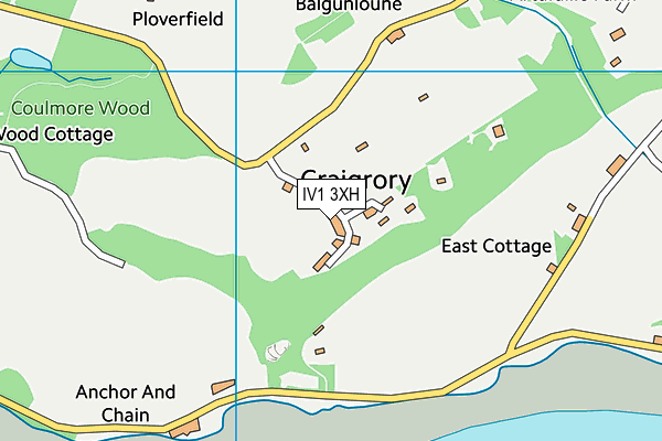 IV1 3XH map - OS VectorMap District (Ordnance Survey) IV1 3XH map - OS VectorMap District (Ordnance Survey)