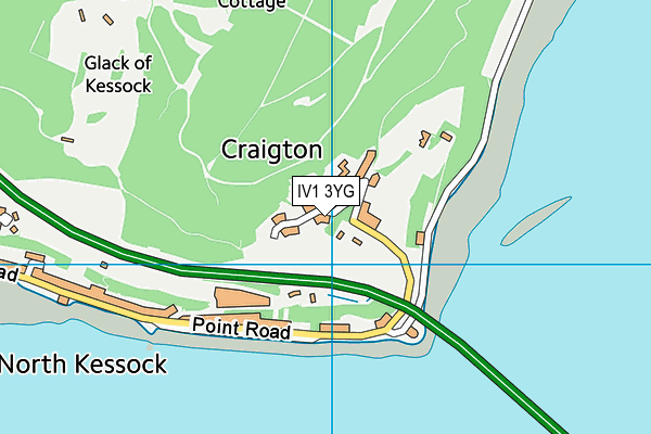 IV1 3YG map - OS VectorMap District (Ordnance Survey) IV1 3YG map - OS VectorMap District (Ordnance Survey)