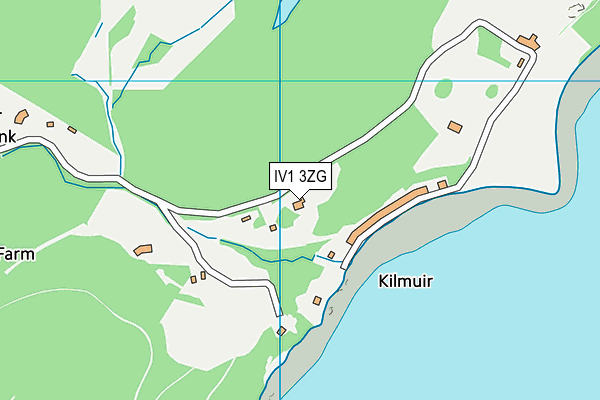 IV1 3ZG map - OS VectorMap District (Ordnance Survey) IV1 3ZG map - OS VectorMap District (Ordnance Survey)
