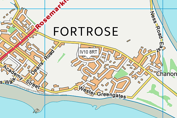 IV10 8RT map - OS VectorMap District (Ordnance Survey)
