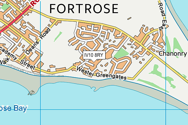 IV10 8RY map - OS VectorMap District (Ordnance Survey)