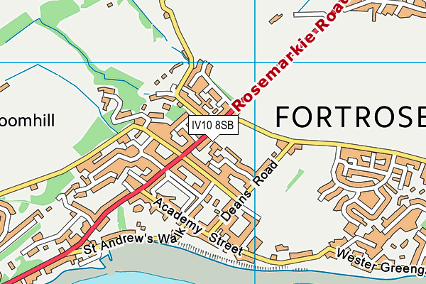 IV10 8SB map - OS VectorMap District (Ordnance Survey)
