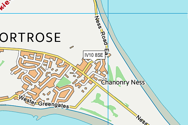 IV10 8SE map - OS VectorMap District (Ordnance Survey)