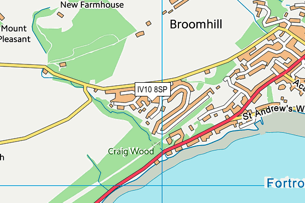 IV10 8SP map - OS VectorMap District (Ordnance Survey)