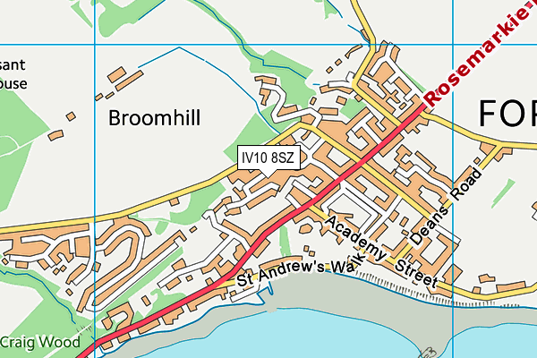 IV10 8SZ map - OS VectorMap District (Ordnance Survey) IV10 8SZ map - OS VectorMap District (Ordnance Survey)