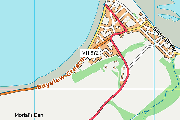 IV11 8YZ map - OS VectorMap District (Ordnance Survey) IV11 8YZ map - OS VectorMap District (Ordnance Survey)