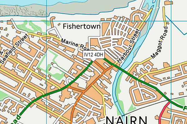 IV12 4DH map - OS VectorMap District (Ordnance Survey) IV12 4DH map - OS VectorMap District (Ordnance Survey)