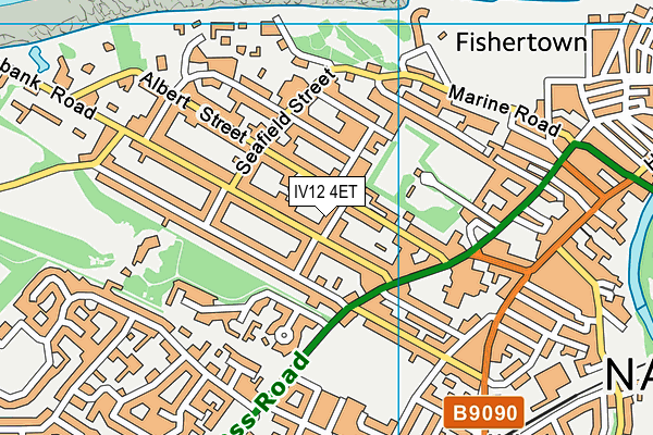 IV12 4ET map - OS VectorMap District (Ordnance Survey) IV12 4ET map - OS VectorMap District (Ordnance Survey)