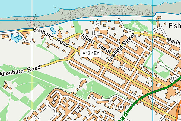 IV12 4EY map - OS VectorMap District (Ordnance Survey) IV12 4EY map - OS VectorMap District (Ordnance Survey)