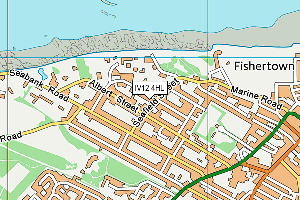 IV12 4HL map - OS VectorMap District (Ordnance Survey) IV12 4HL map - OS VectorMap District (Ordnance Survey)