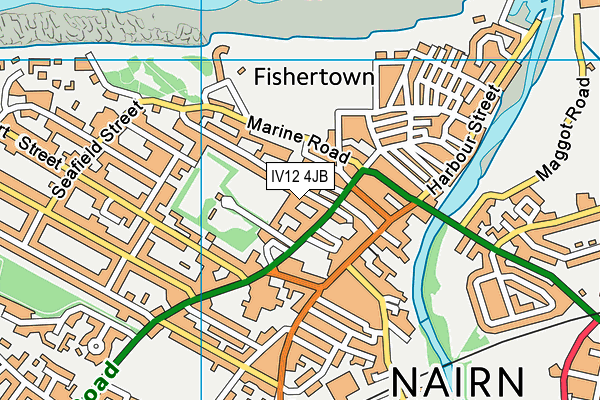 IV12 4JB map - OS VectorMap District (Ordnance Survey) IV12 4JB map - OS VectorMap District (Ordnance Survey)
