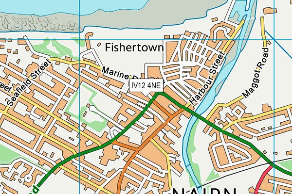IV12 4NE map - OS VectorMap District (Ordnance Survey) IV12 4NE map - OS VectorMap District (Ordnance Survey)