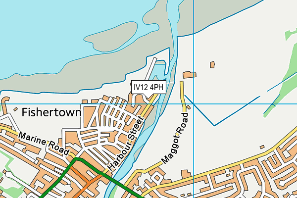 IV12 4PH map - OS VectorMap District (Ordnance Survey) IV12 4PH map - OS VectorMap District (Ordnance Survey)