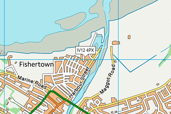 IV12 4PX map - OS VectorMap District (Ordnance Survey) IV12 4PX map - OS VectorMap District (Ordnance Survey)