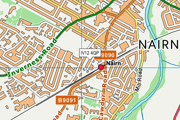 IV12 4QP map - OS VectorMap District (Ordnance Survey) IV12 4QP map - OS VectorMap District (Ordnance Survey)