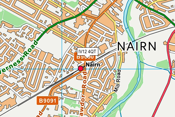 IV12 4QT map - OS VectorMap District (Ordnance Survey) IV12 4QT map - OS VectorMap District (Ordnance Survey)