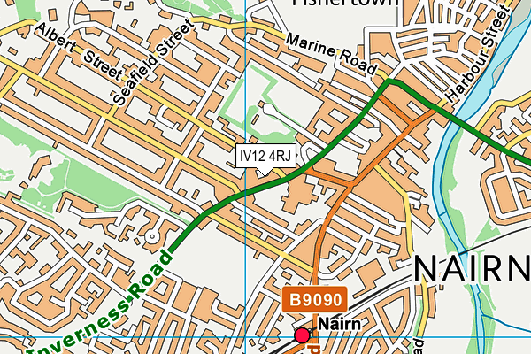IV12 4RJ map - OS VectorMap District (Ordnance Survey) IV12 4RJ map - OS VectorMap District (Ordnance Survey)