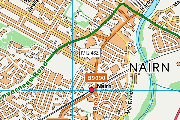 IV12 4SZ map - OS VectorMap District (Ordnance Survey) IV12 4SZ map - OS VectorMap District (Ordnance Survey)
