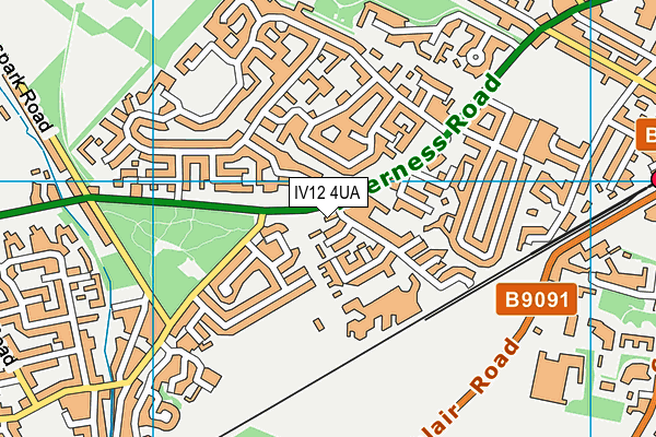IV12 4UA map - OS VectorMap District (Ordnance Survey) IV12 4UA map - OS VectorMap District (Ordnance Survey)