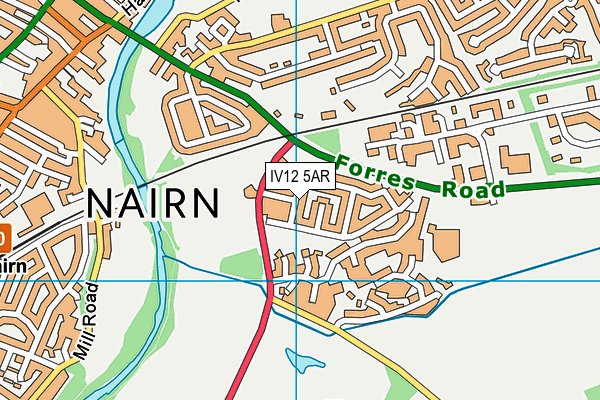 IV12 5AR map - OS VectorMap District (Ordnance Survey) IV12 5AR map - OS VectorMap District (Ordnance Survey)